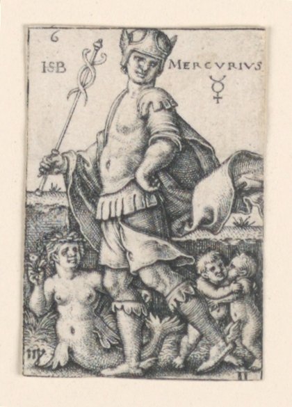 Merkury z Siedmiu Planet autorstwa Hans Sebald Beham