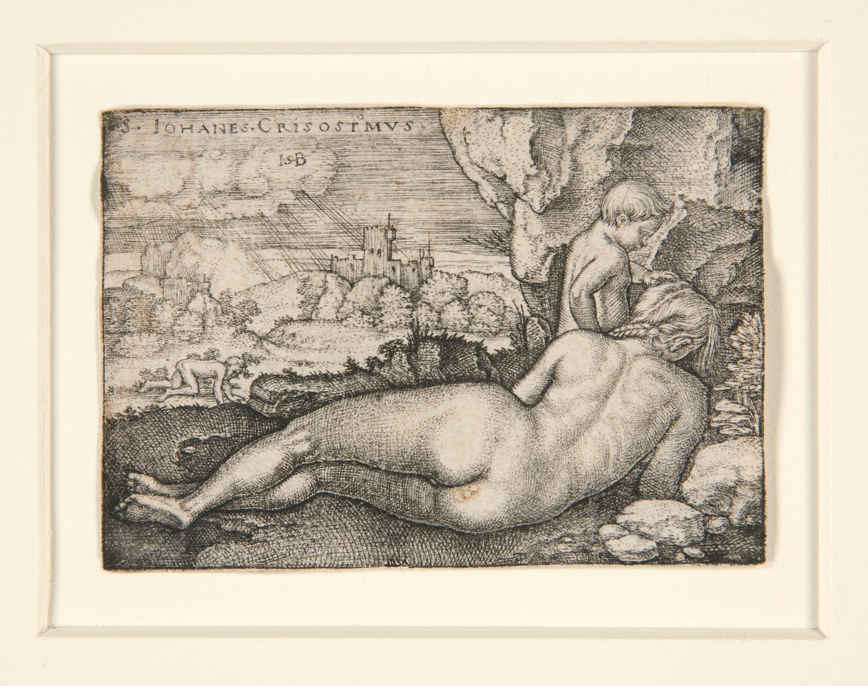 Pokuta św. Jana Chryzostoma autorstwa Hans Sebald Beham