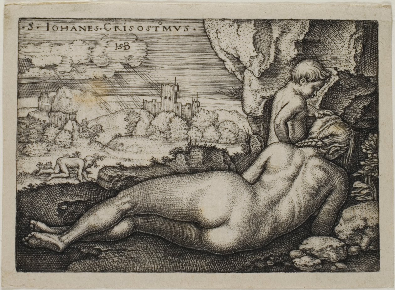 Pokuta świętego Jana Chryzostoma autorstwa Hans Sebald Beham