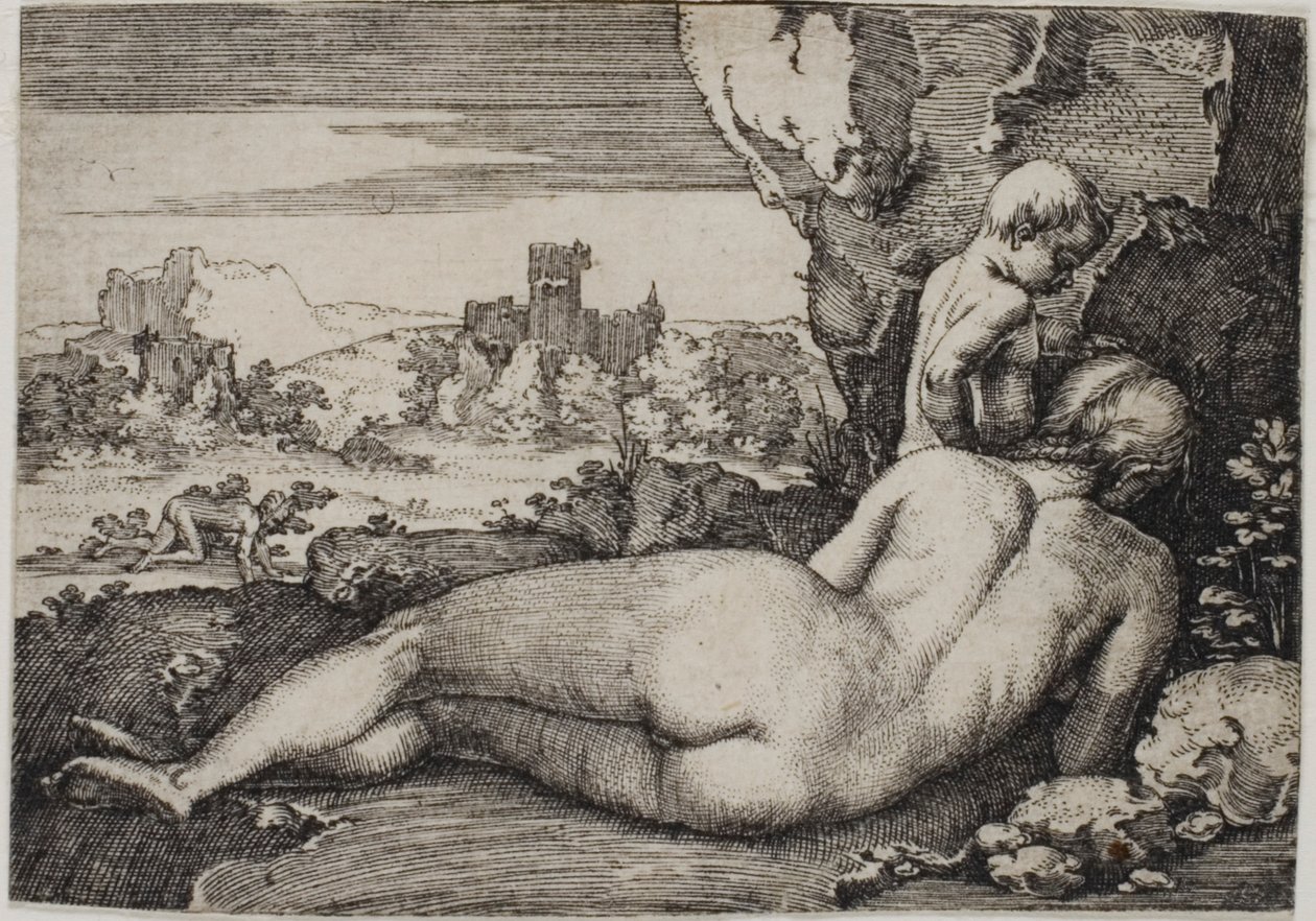 Pokuta świętego Jana Chryzostoma autorstwa Hans Sebald Beham