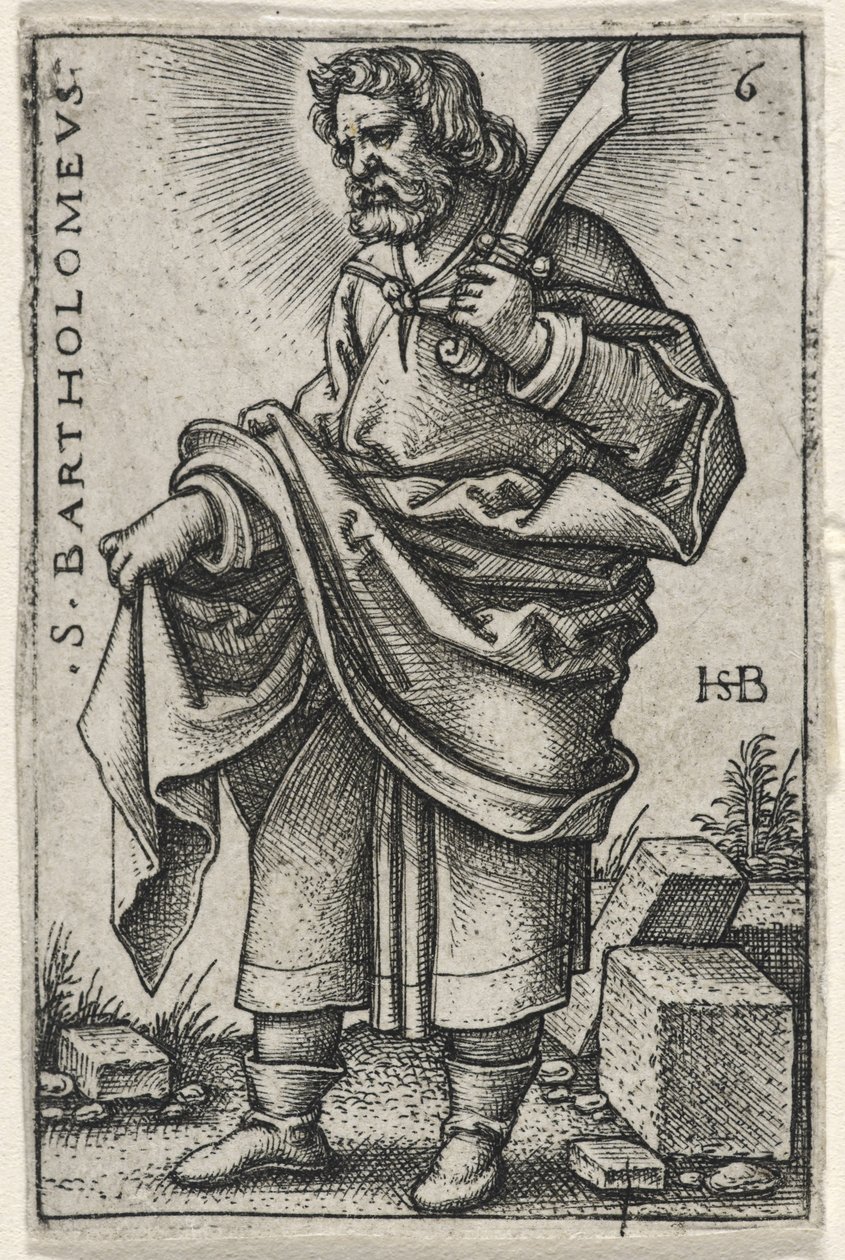 Święty Bartłomiej, 1541-46 autorstwa Hans Sebald Beham
