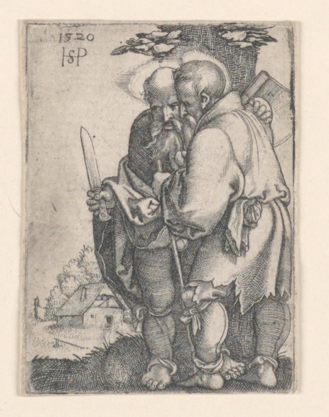 św. Bartłomieja i św. Macieja autorstwa Hans Sebald Beham