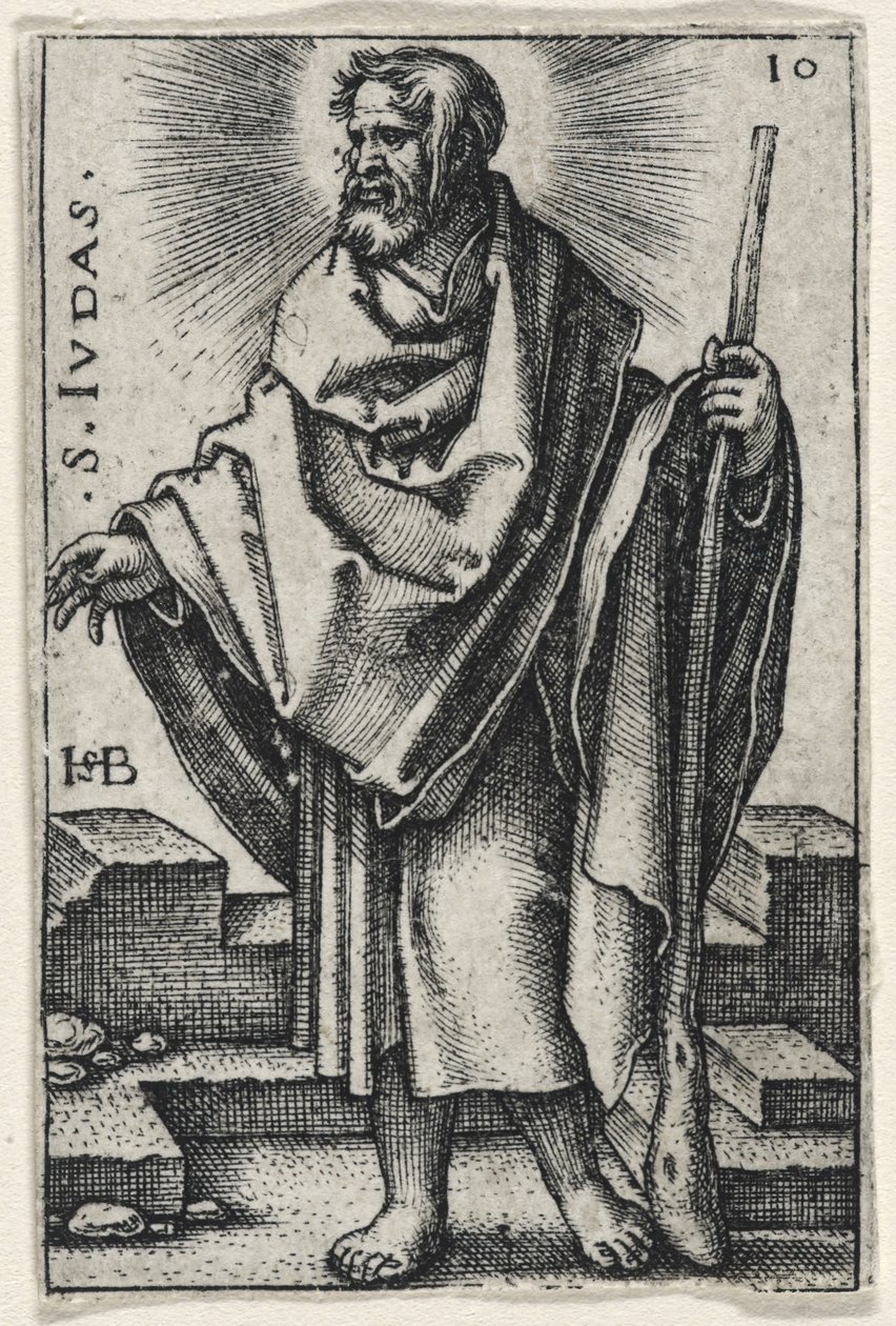 Święty Juda Tadeusz, 1541-46 autorstwa Hans Sebald Beham