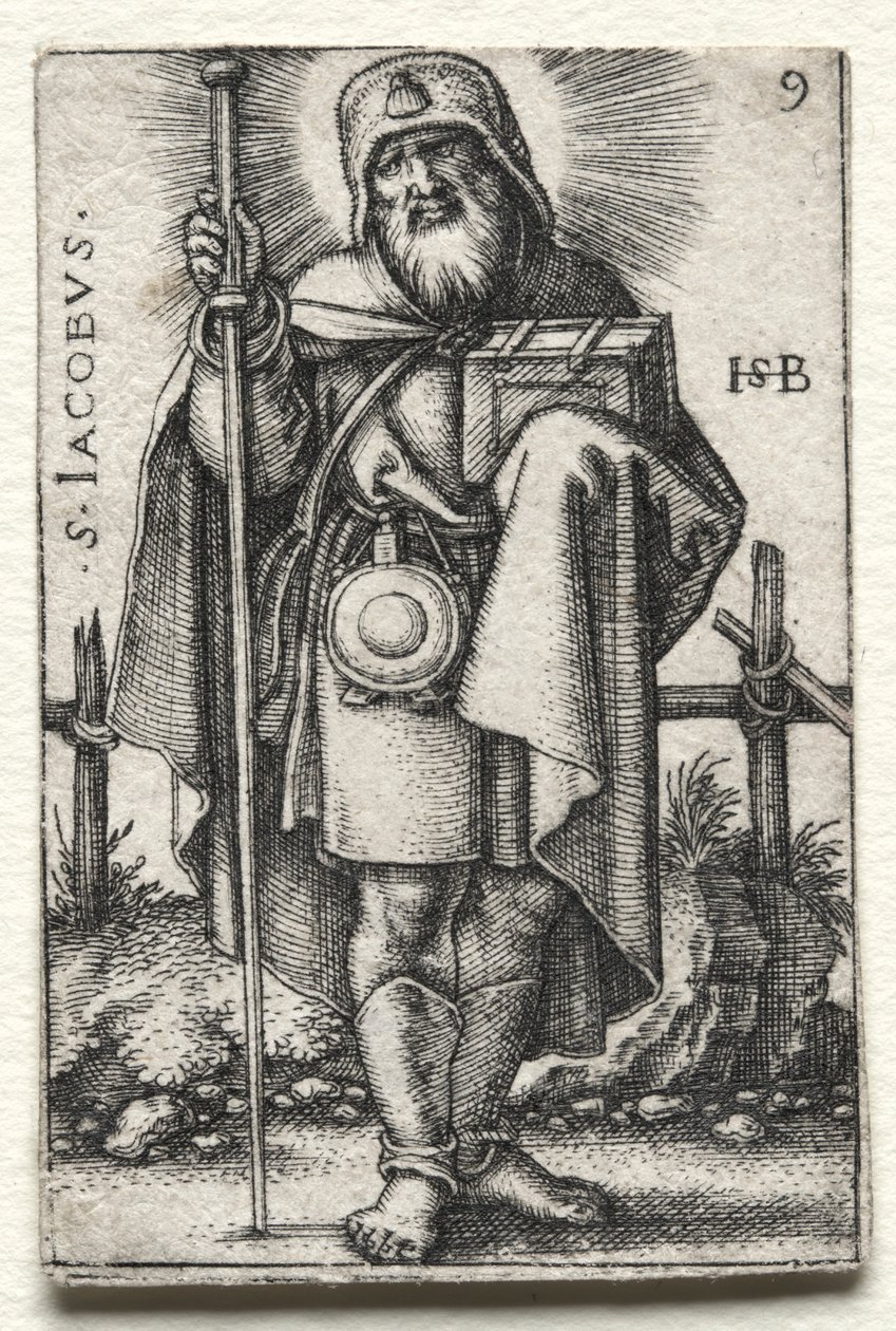 Św. Jakub Wielki, 1545-1546. autorstwa Hans Sebald Beham
