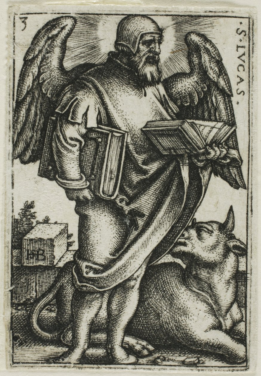 Święty Łukasz, z Czterech Ewangelistów autorstwa Hans Sebald Beham