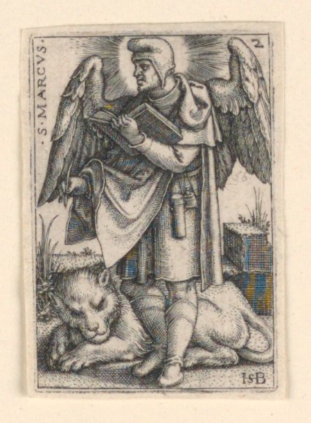 Św. Marek, z Czterech Ewangelistów autorstwa Hans Sebald Beham