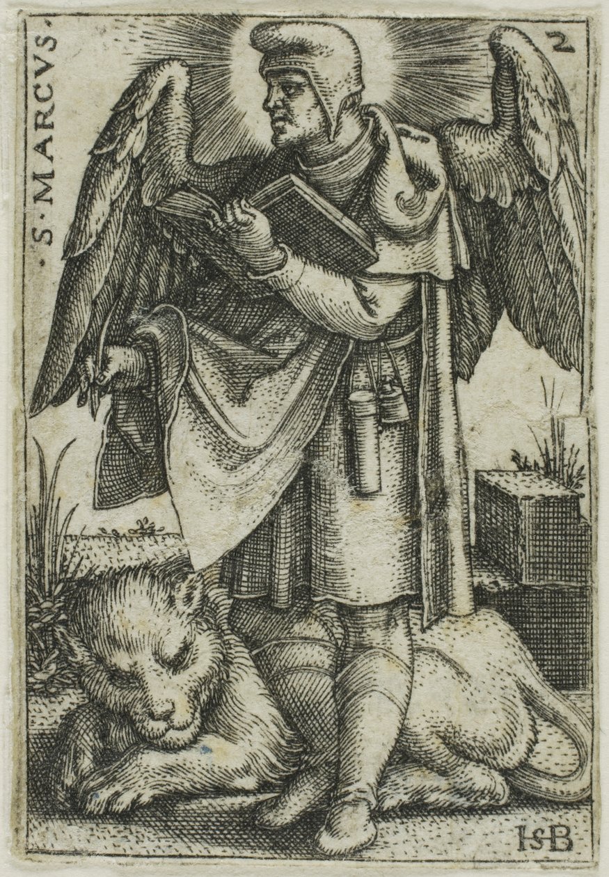 Św. Marek, z Czterech Ewangelistów autorstwa Hans Sebald Beham