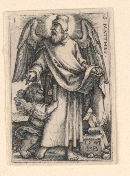 Św. Mateusz z Czterech Ewangelistów autorstwa Hans Sebald Beham