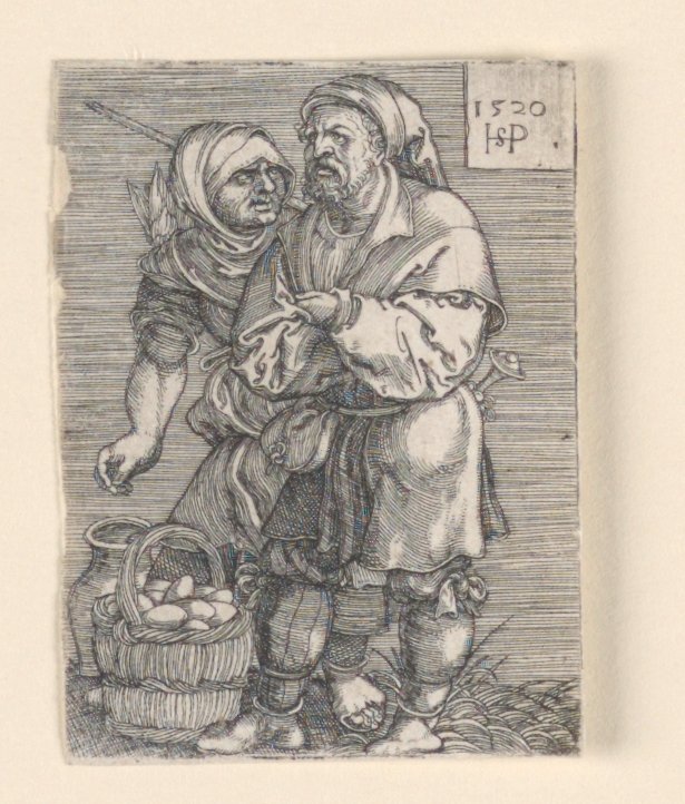 Sprzedawca jaj autorstwa Hans Sebald Beham