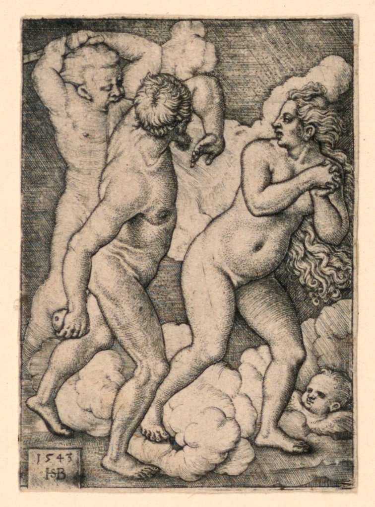 Wypędzenie z raju autorstwa Hans Sebald Beham