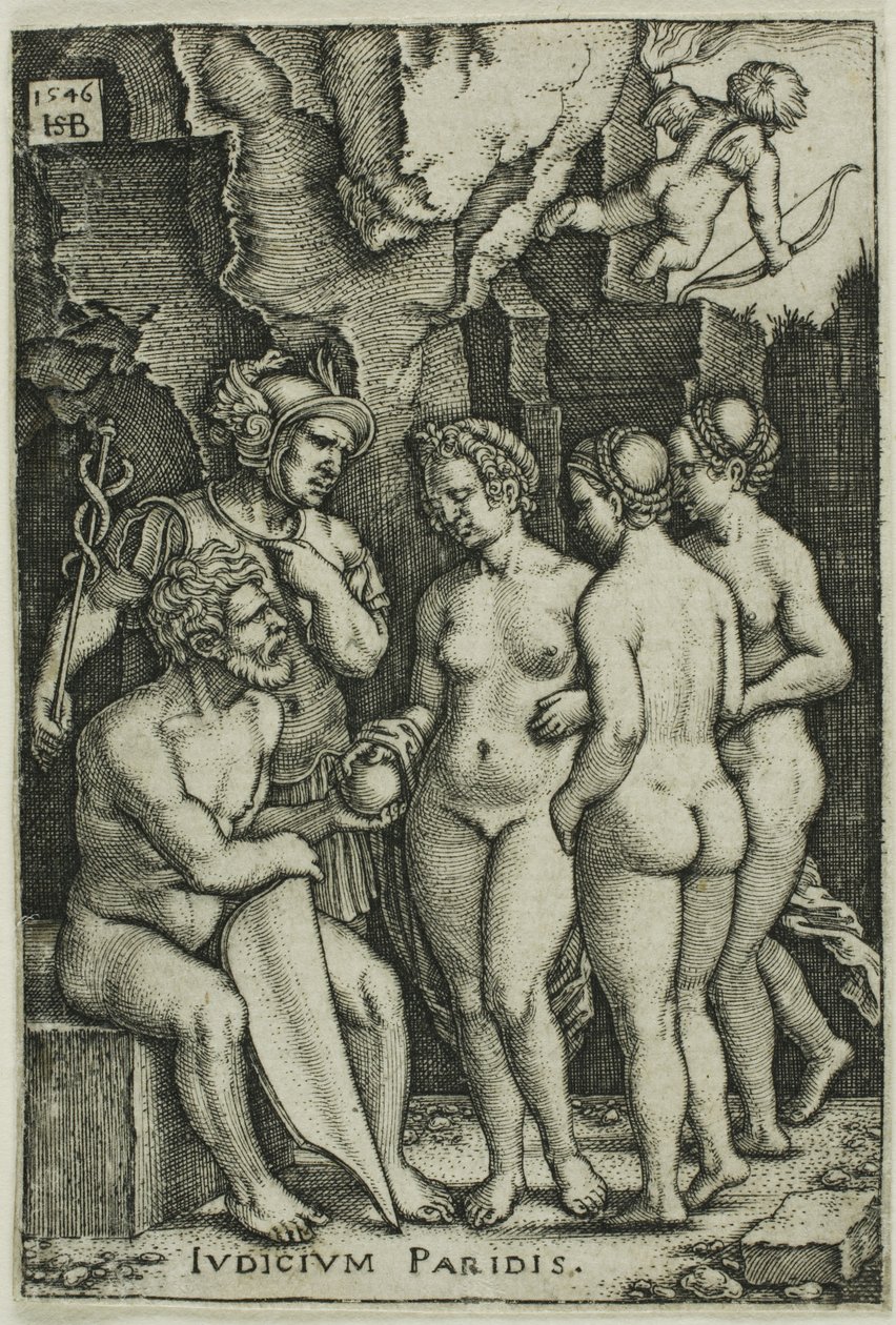 Wyrok Paryża autorstwa Hans Sebald Beham