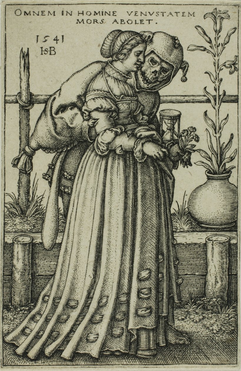 Pani i Śmierć autorstwa Hans Sebald Beham