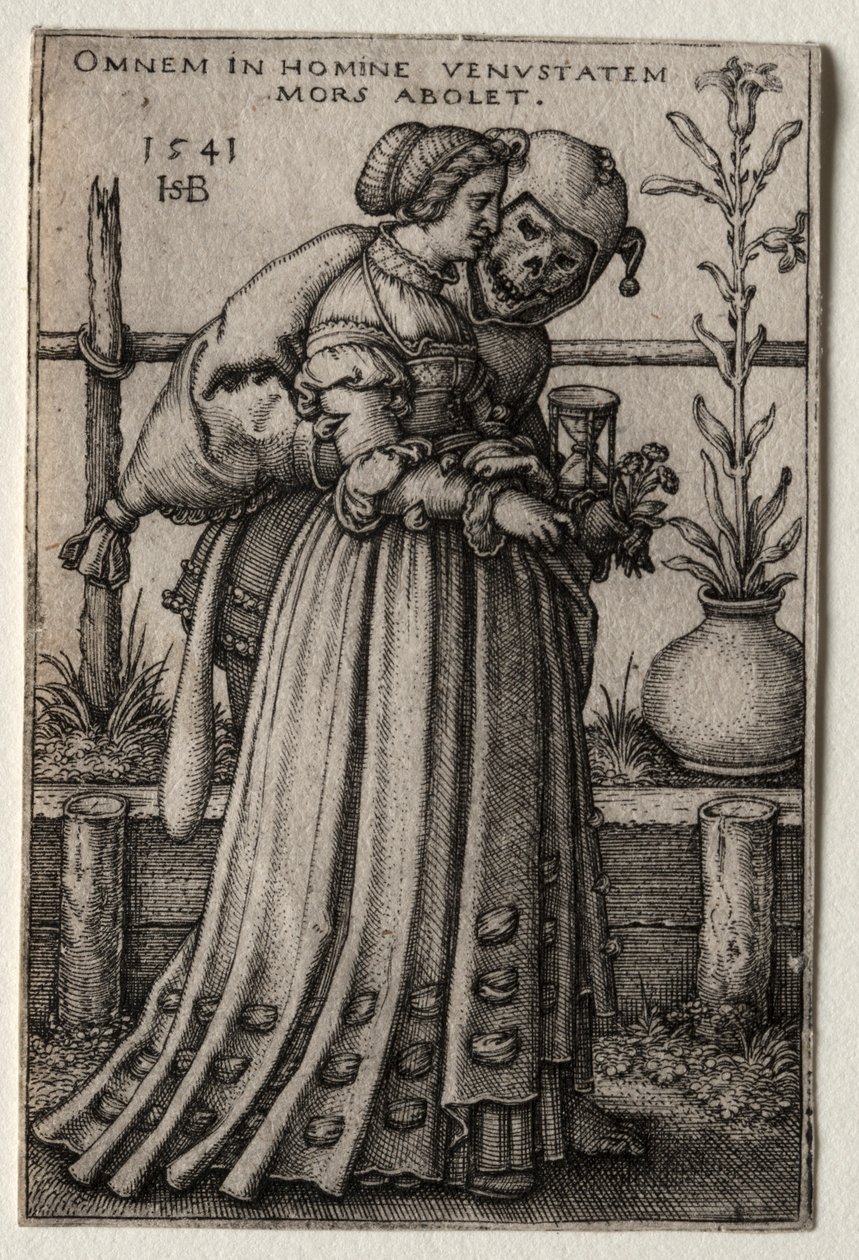 Pani Śmierci przebrana za głupca, 1541. autorstwa Hans Sebald Beham