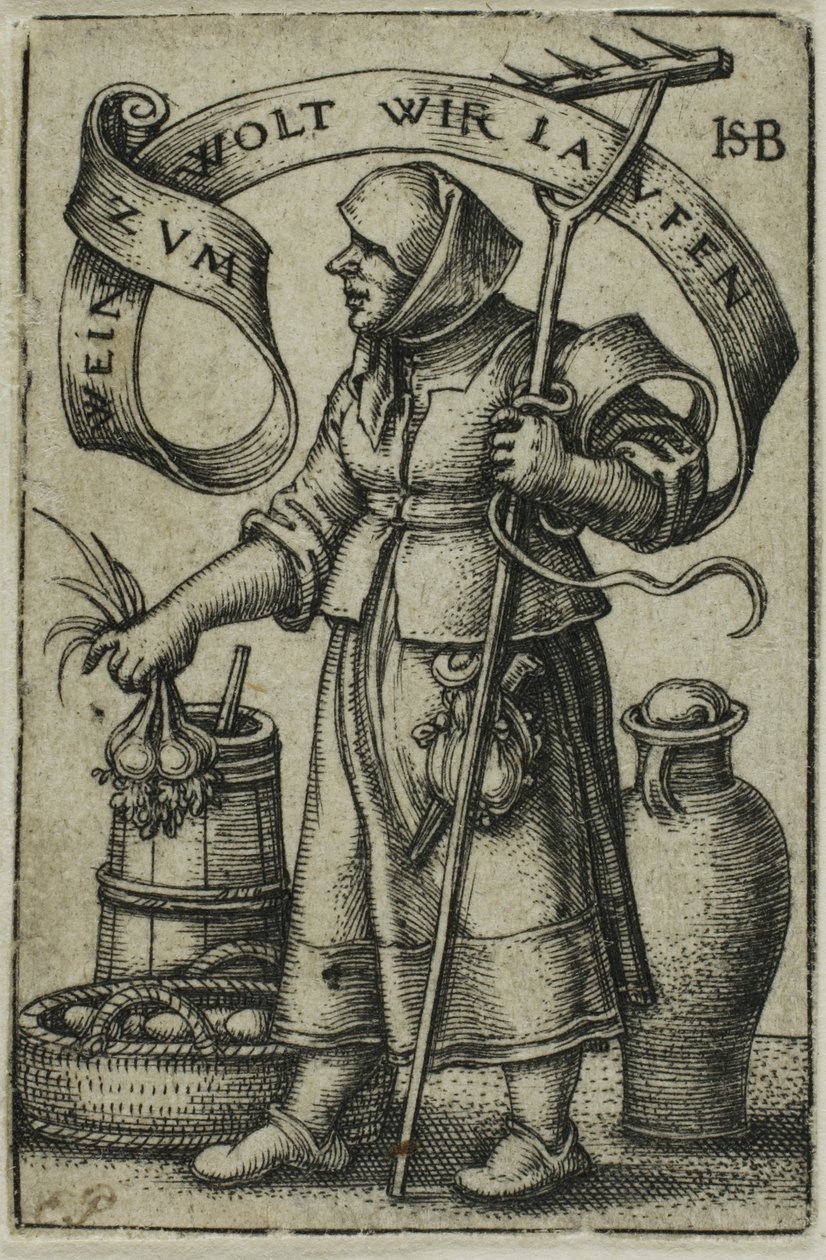 Kobieta z Rynku autorstwa Hans Sebald Beham
