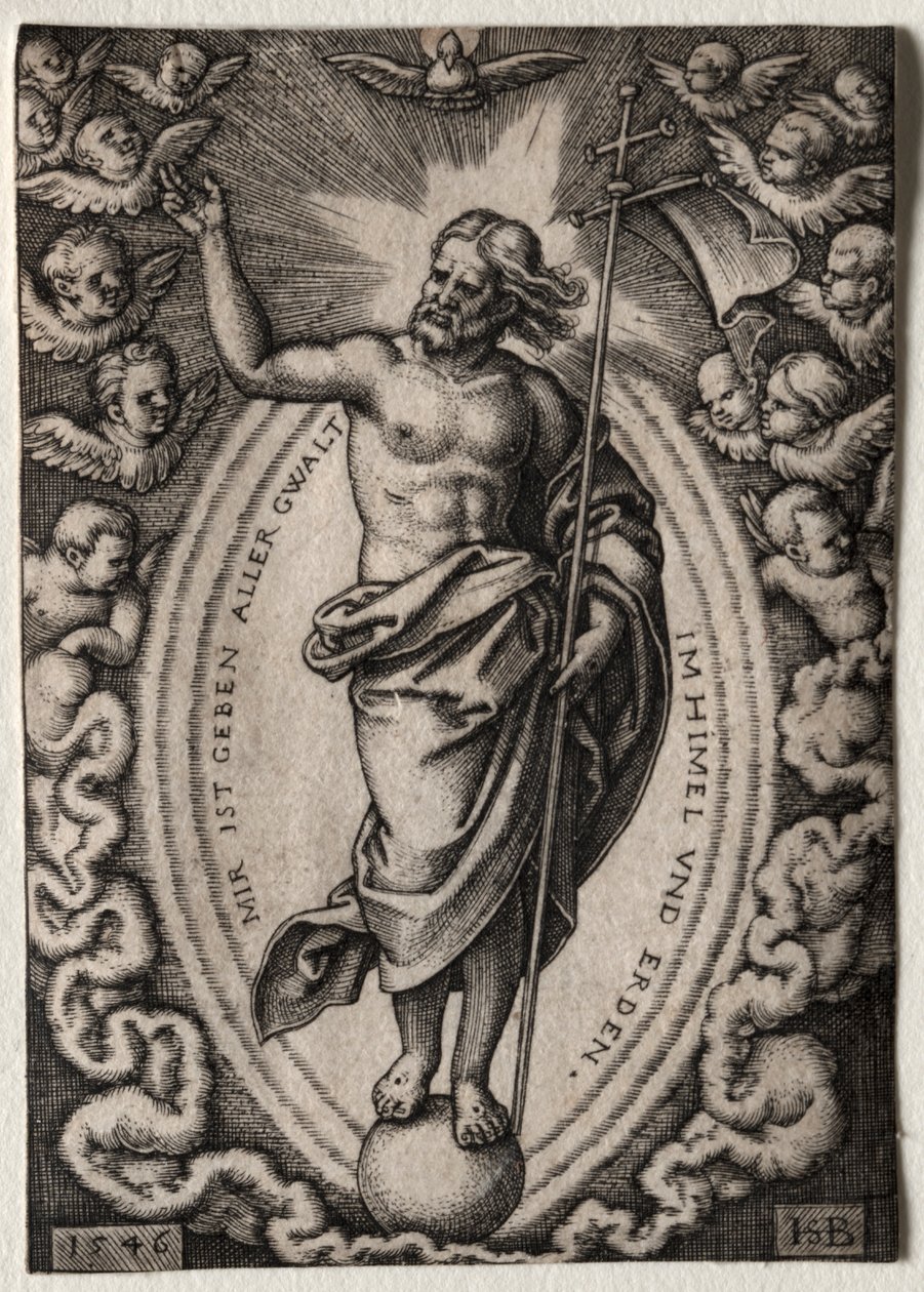 Zbawiciel autorstwa Hans Sebald Beham