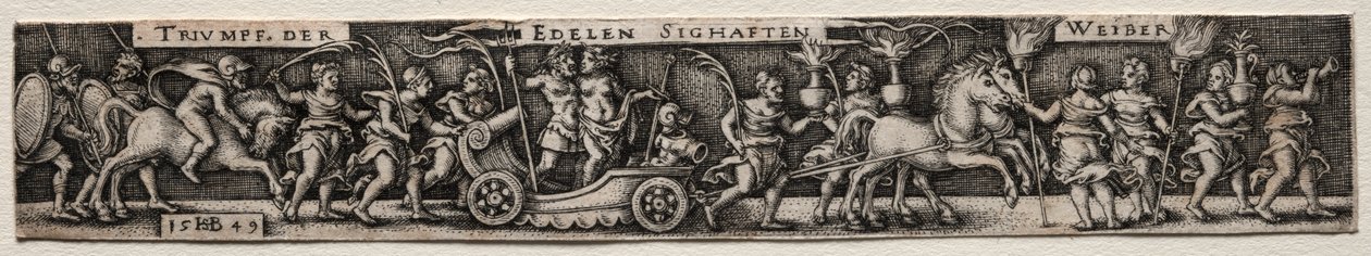 Triumf kobiet autorstwa Hans Sebald Beham