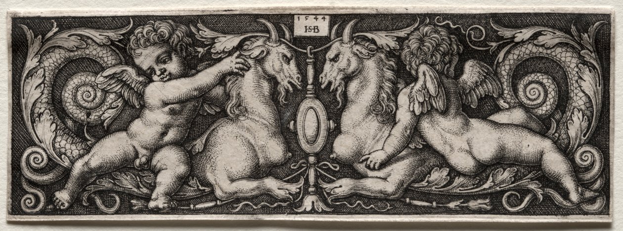 Dwóch geniuszy autorstwa Hans Sebald Beham