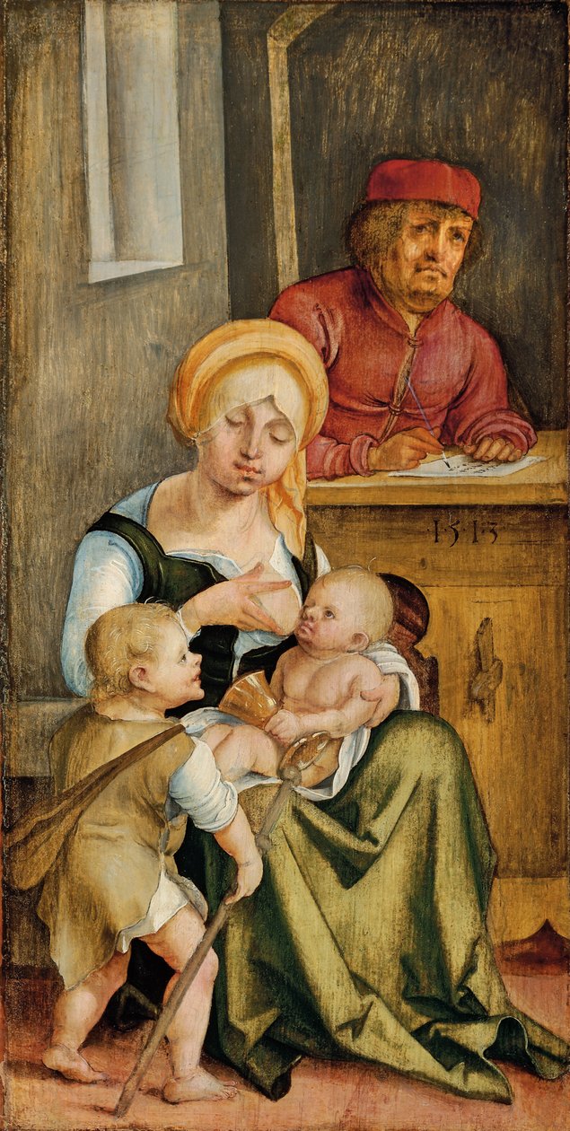 Maria Clopas i jej rodzina, 1515 autorstwa Hans Suess Kulmbach
