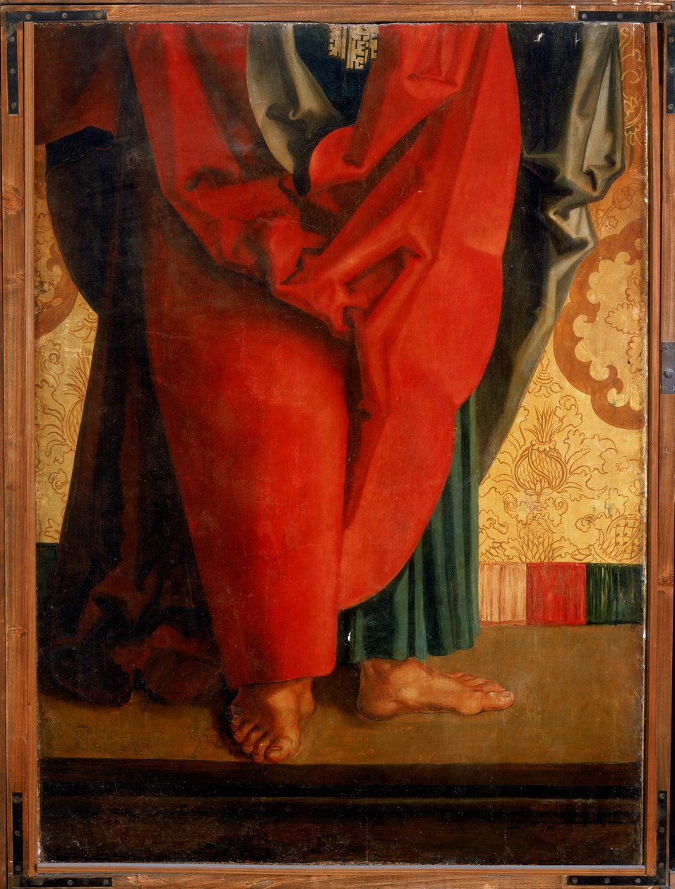 Święty Piotr, dolna część, fragment Opowieści o świętych Piotrze i Pawle autorstwa Hans Suess Kulmbach
