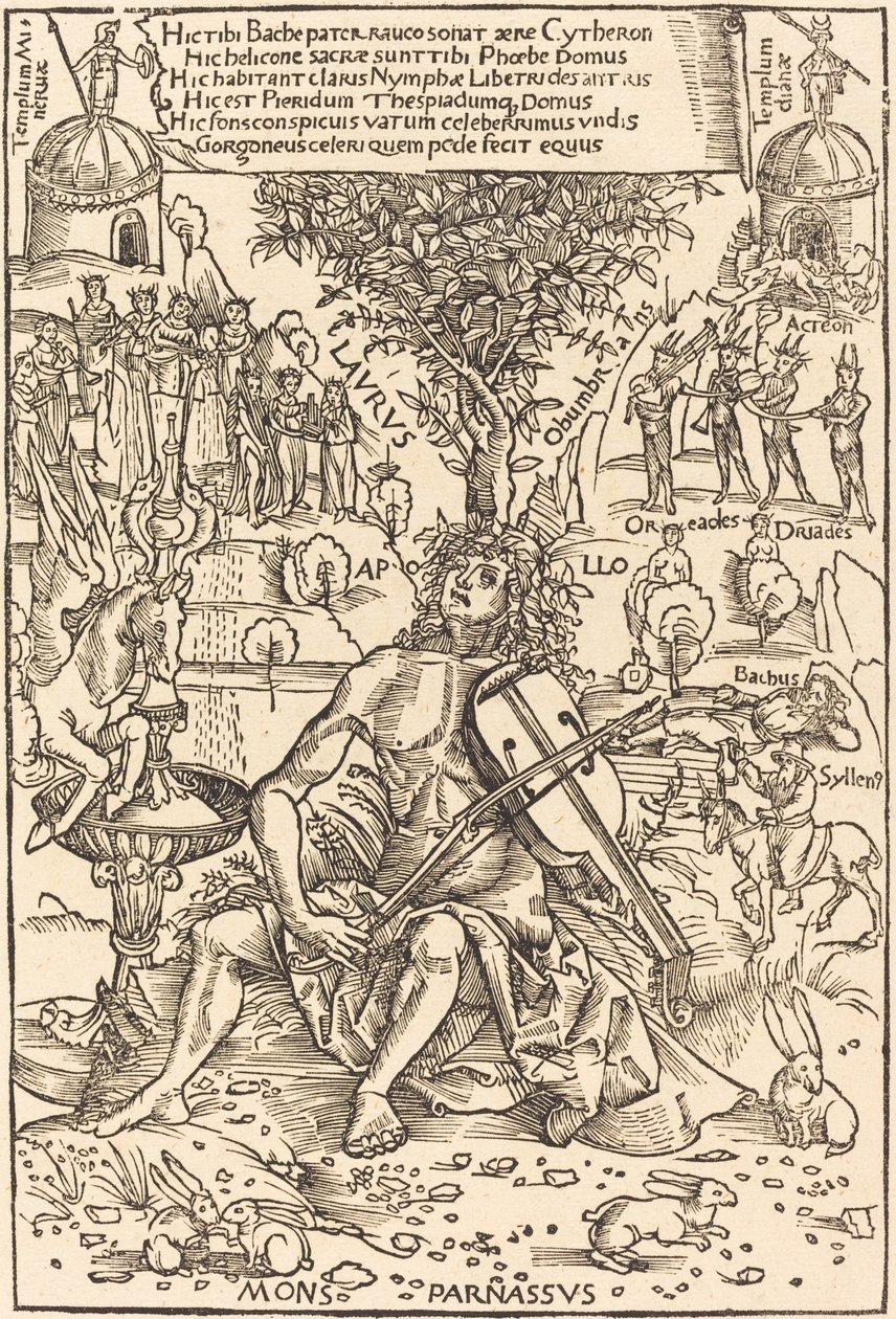 Apollo na Parnasie autorstwa Hans Süss von Kulmbach