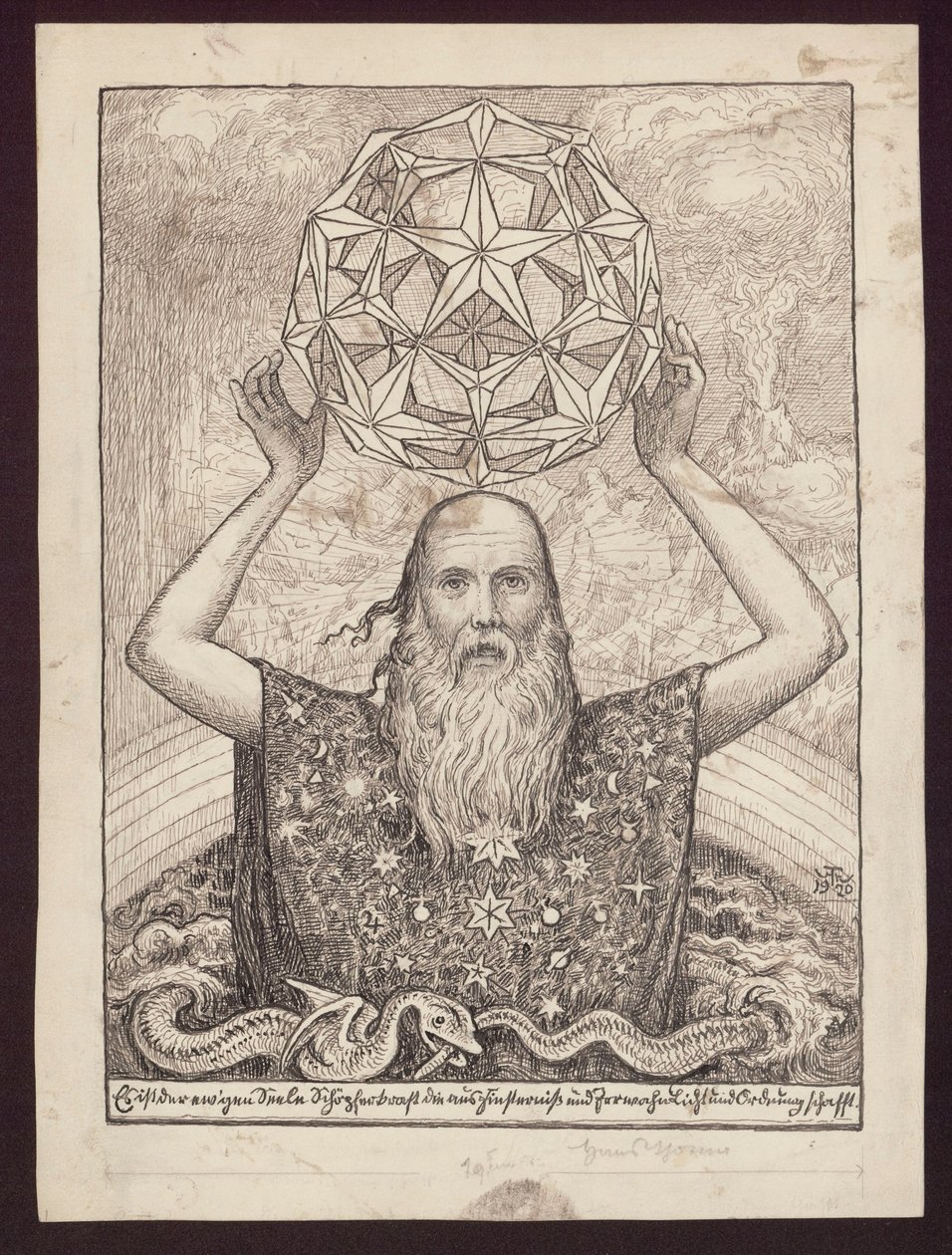 Alegoria Stworzenia świata () autorstwa Hans Thoma