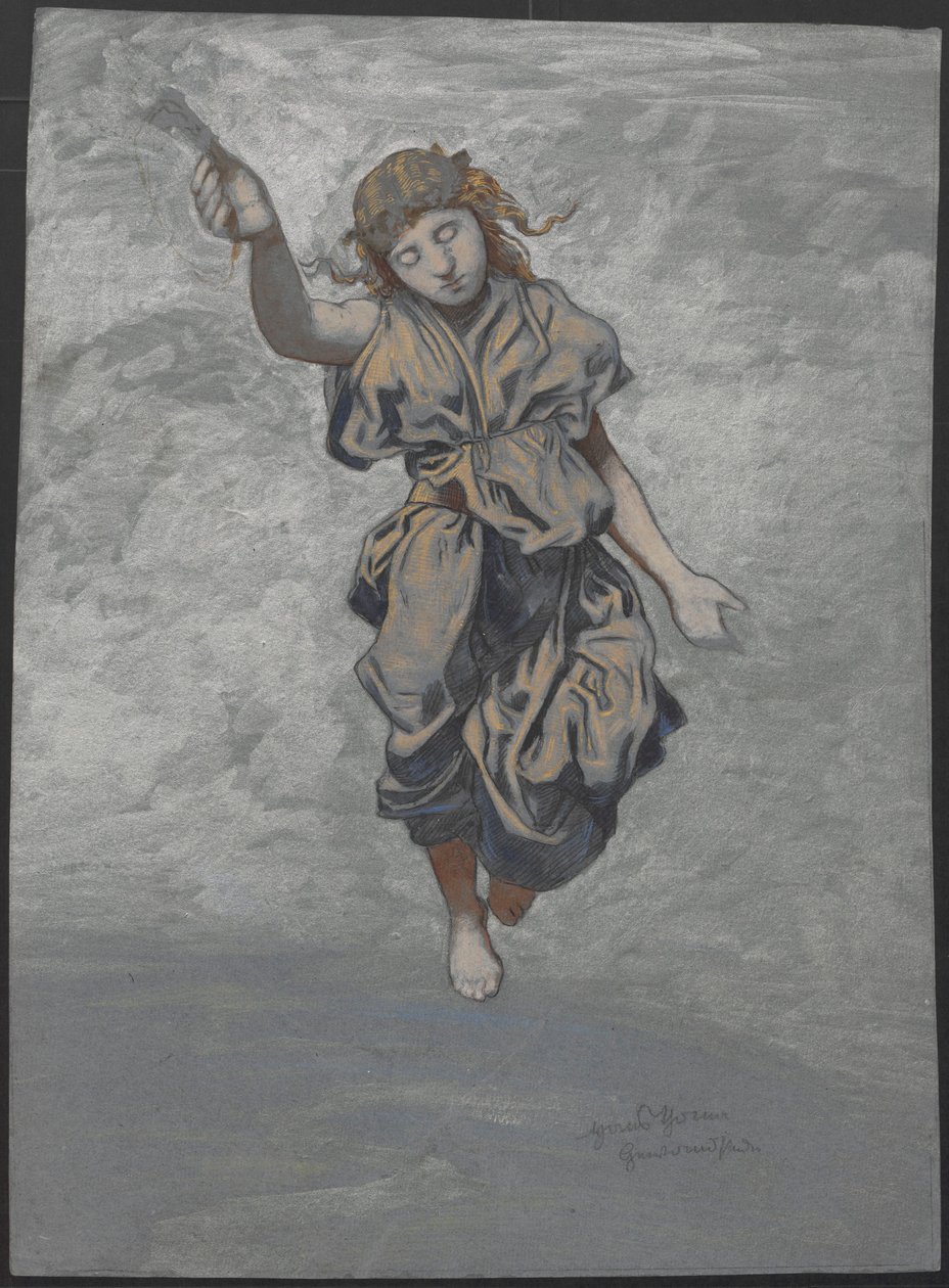 Alegoria sierpnia autorstwa Hans Thoma