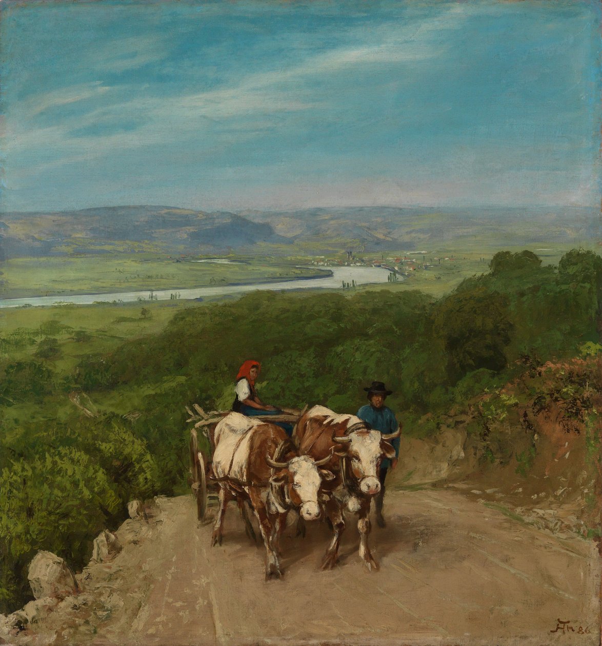Pod górę autorstwa Hans Thoma
