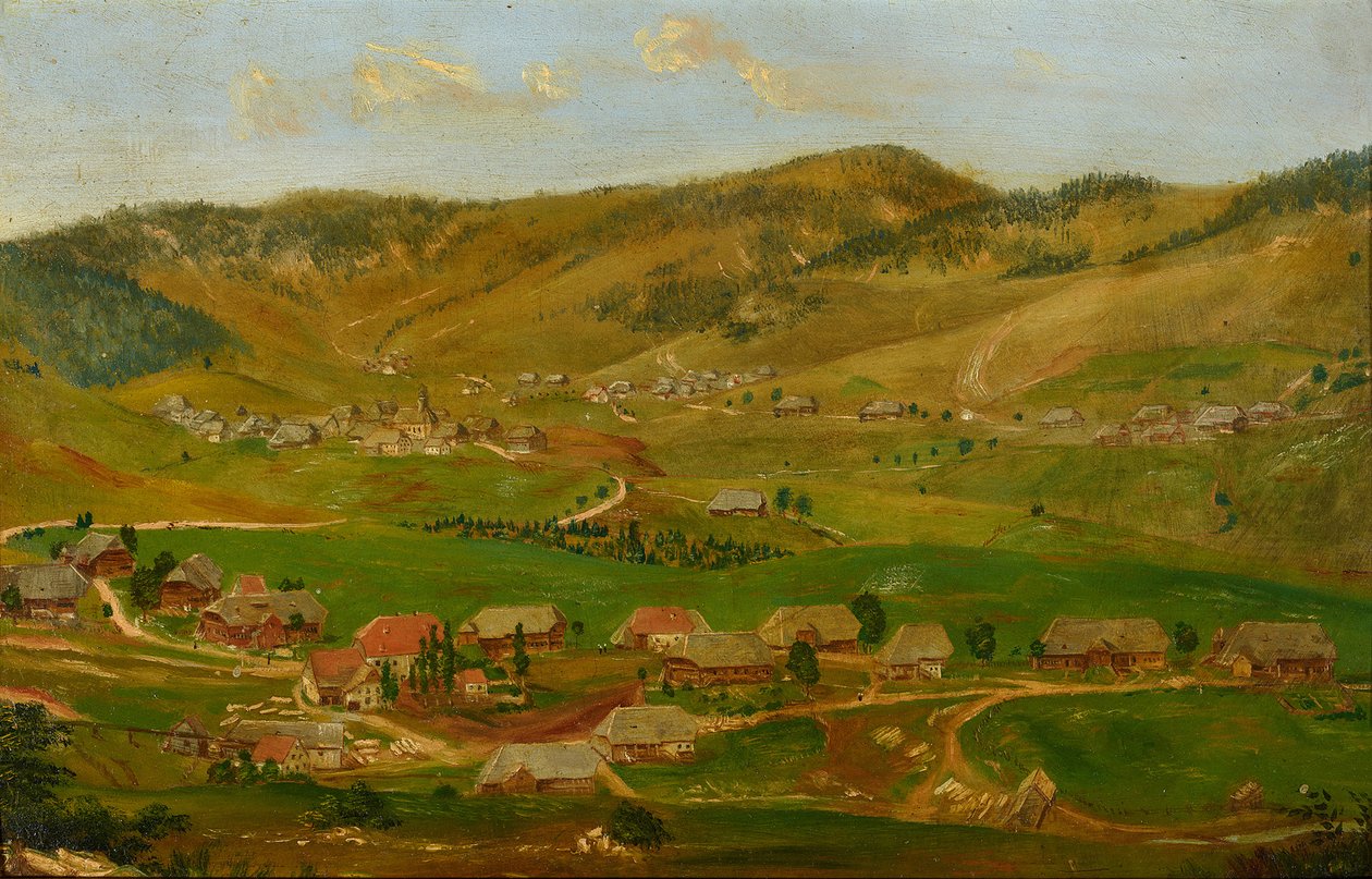 Bernau w Schwarzwaldzie autorstwa Hans Thoma