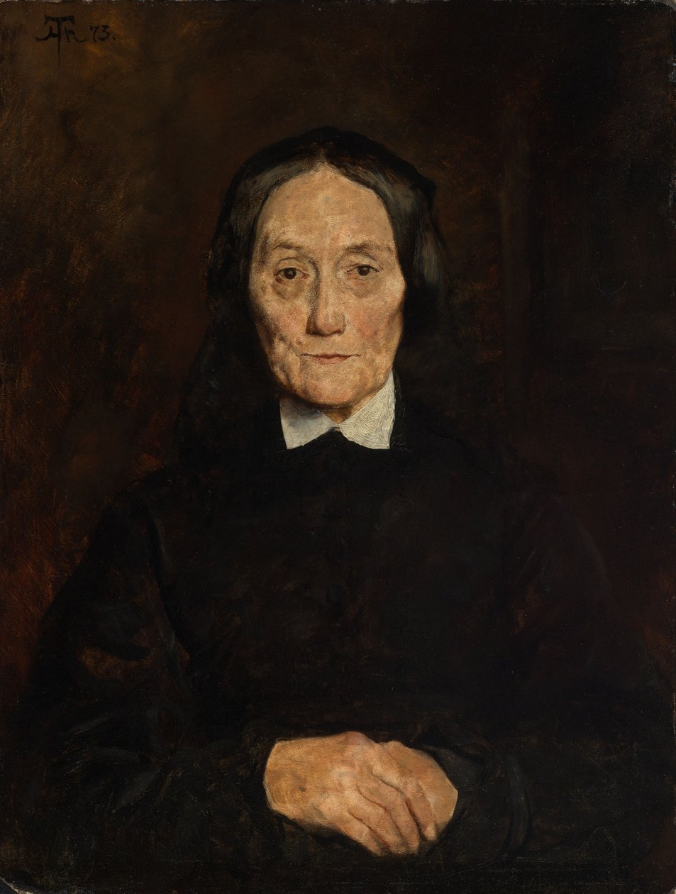 Portret pani Scholderer autorstwa Hans Thoma