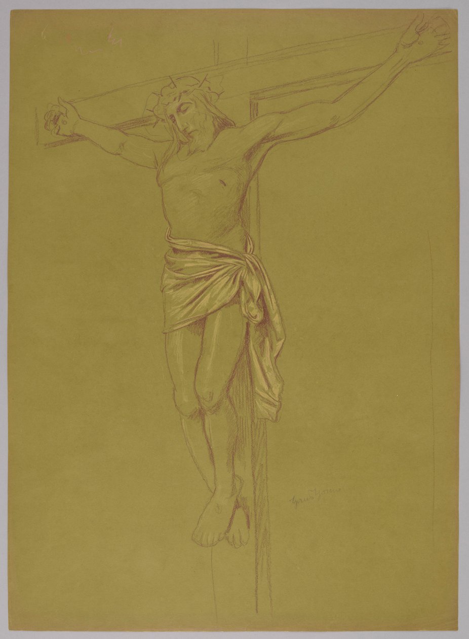 Chrystus na krzyżu autorstwa Hans Thoma