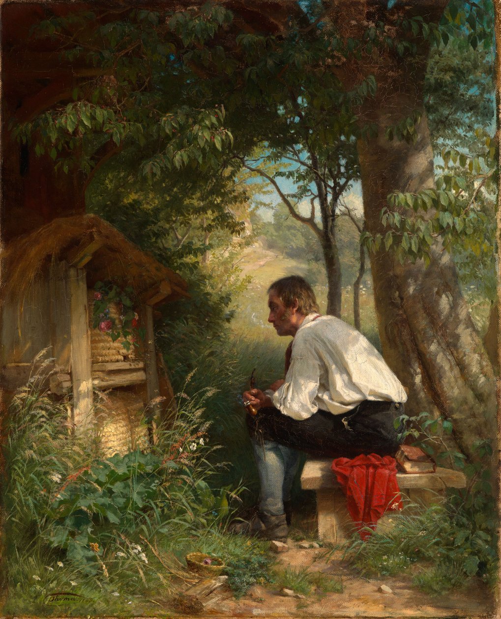 Miłośnik pszczół autorstwa Hans Thoma