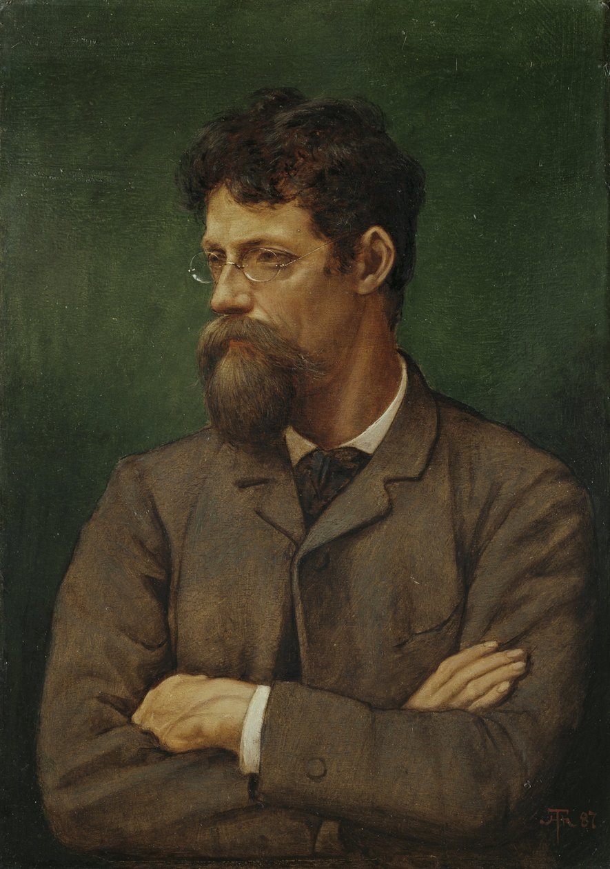 Tam maluje Albert Lang autorstwa Hans Thoma