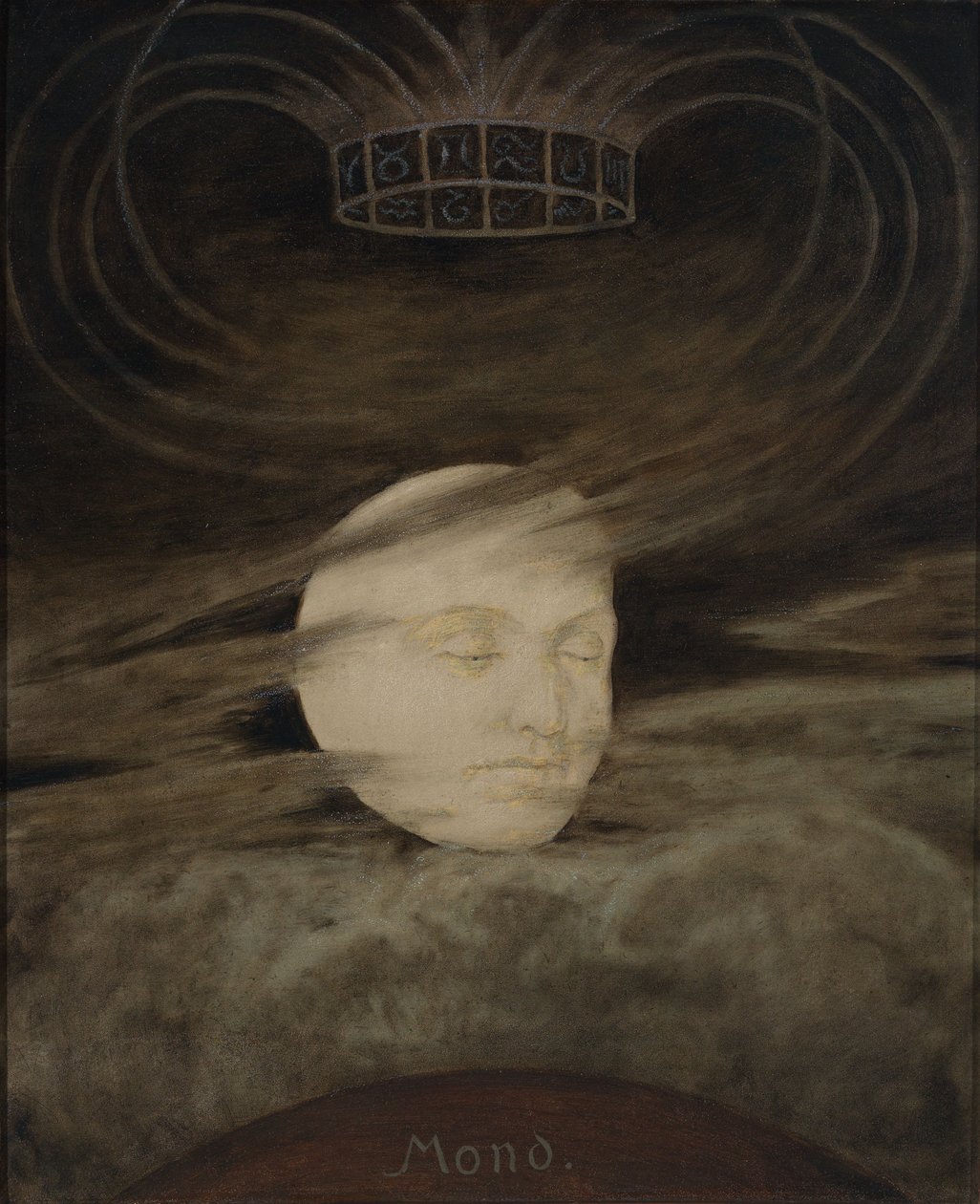 Księżyc autorstwa Hans Thoma