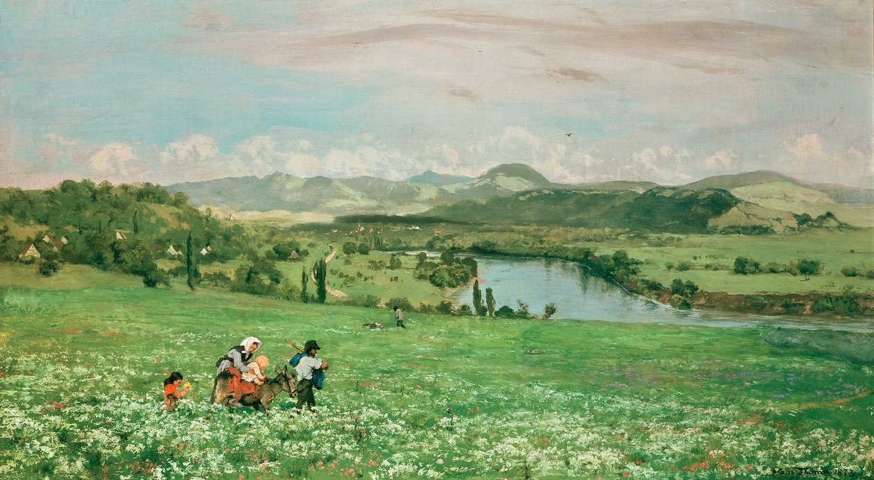 Ren koło Säckingen autorstwa Hans Thoma