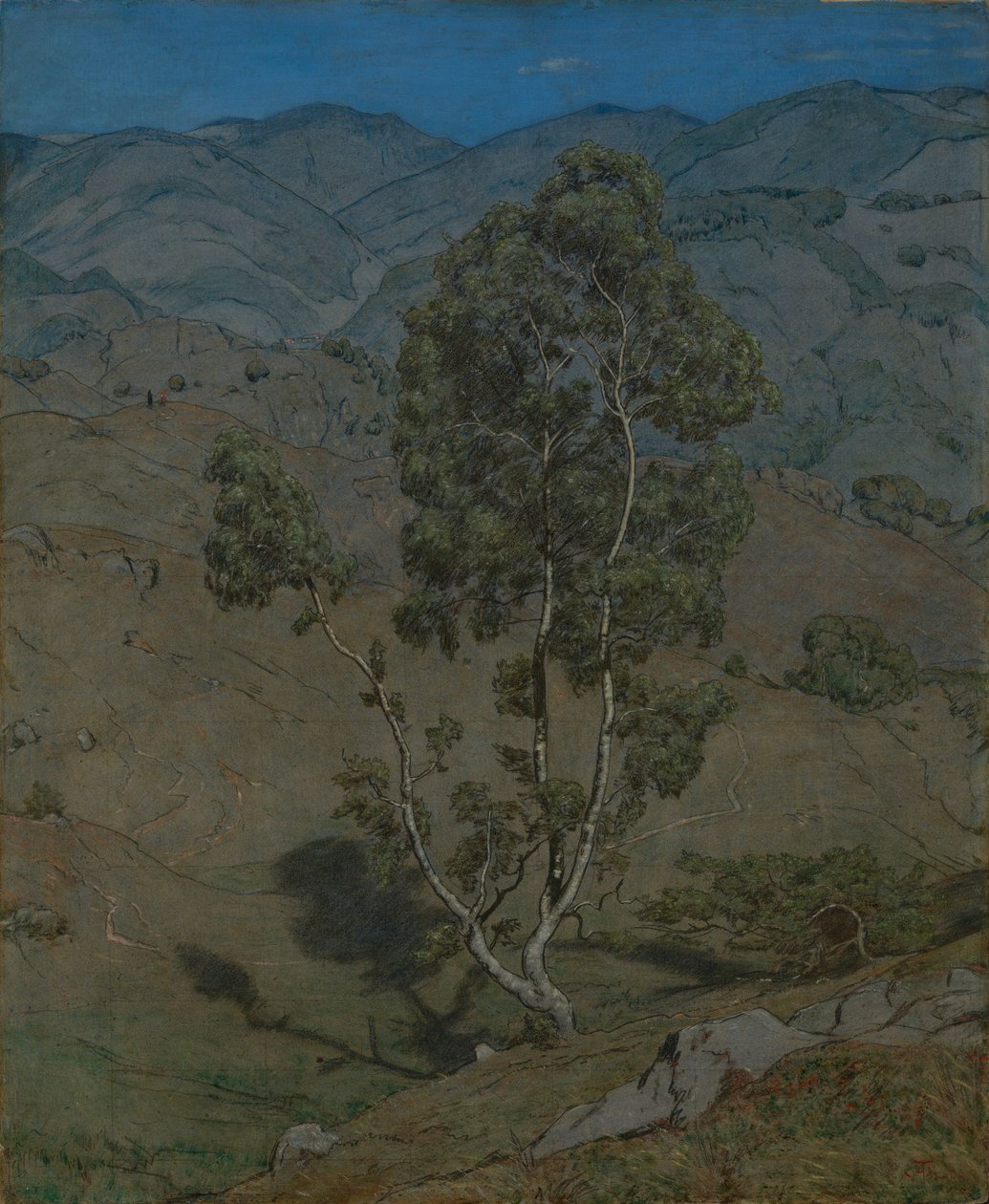 Brzoza autorstwa Hans Thoma