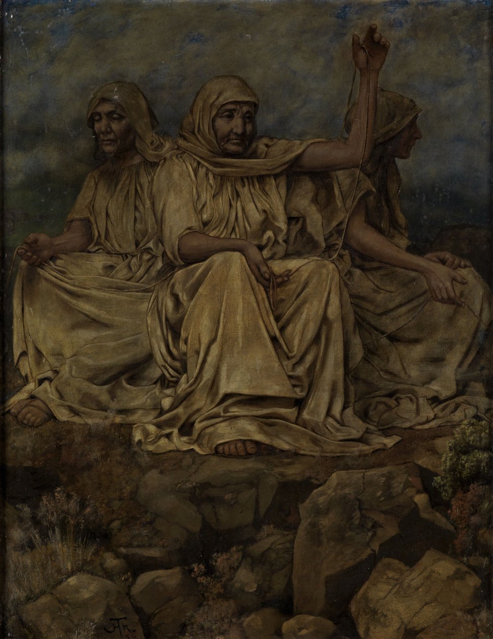 Norny autorstwa Hans Thoma