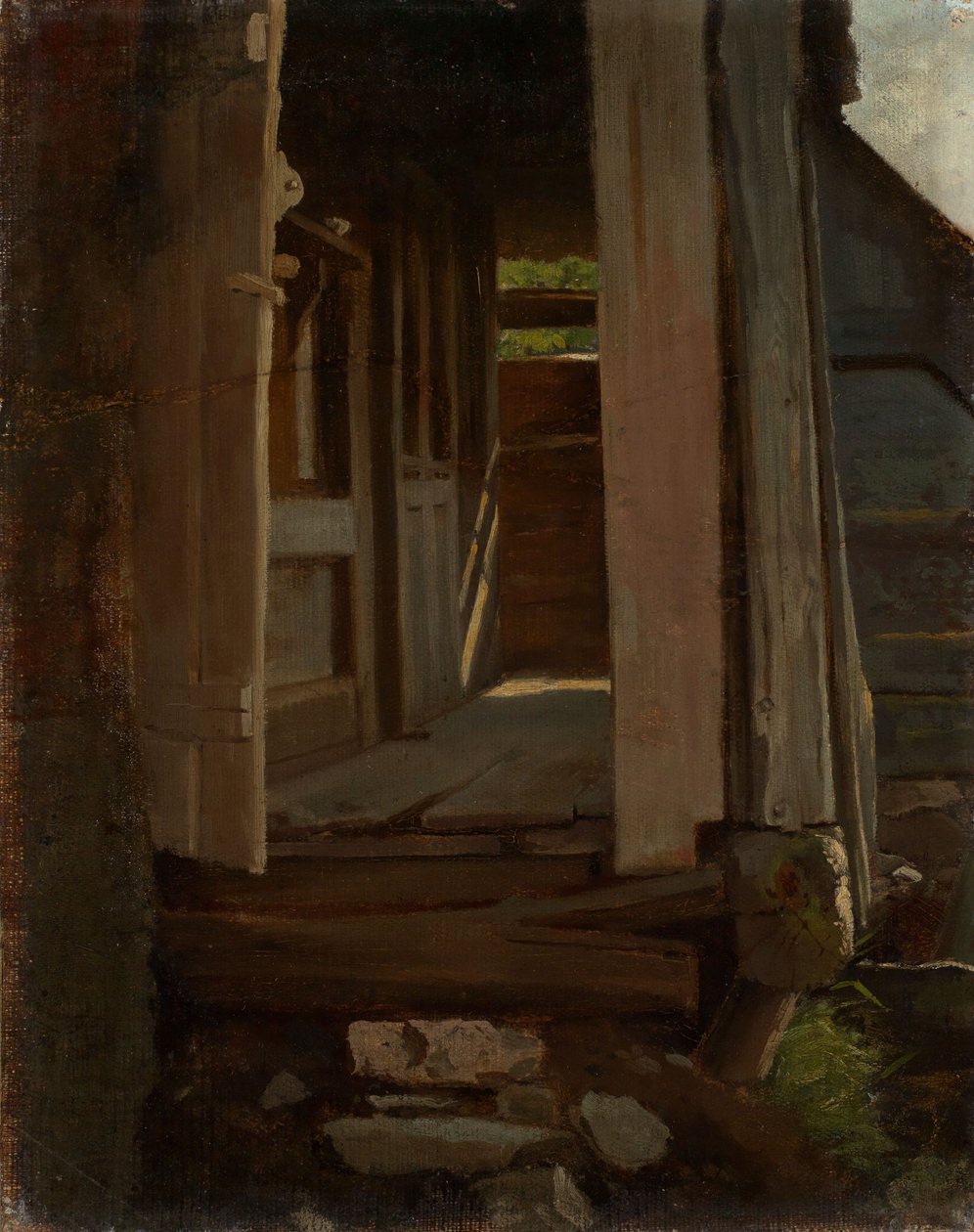 Wejście do domu w Schwarzwaldzie autorstwa Hans Thoma