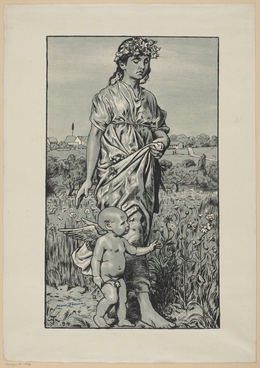 Flora autorstwa Hans Thoma