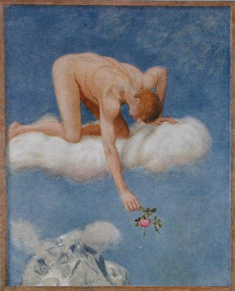 czerwiec, ilustracja z „Festkalender” wydana w Lipsku ok. 1910 (kolor lito) autorstwa Hans Thoma