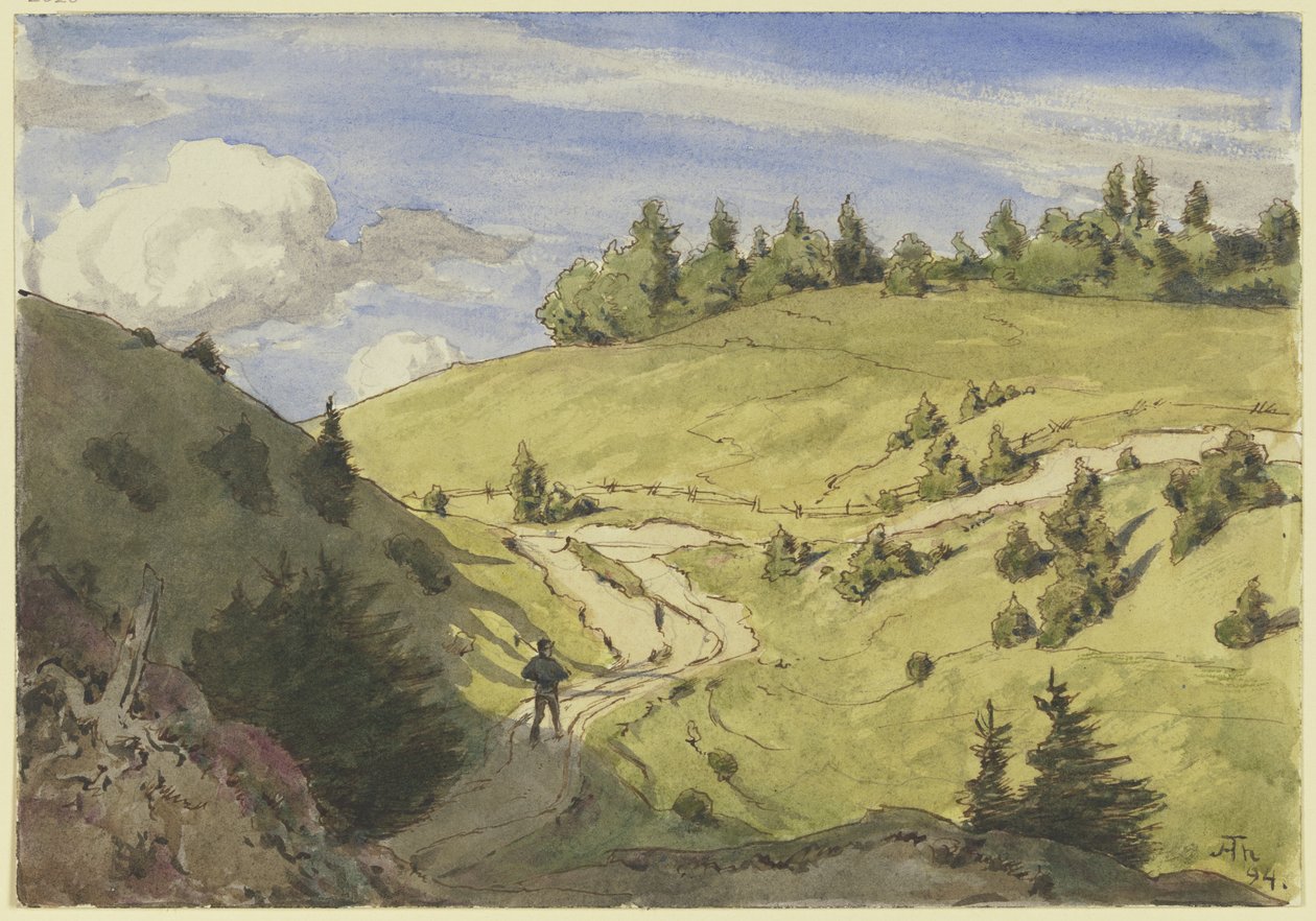 Pejzaż w Schwarzwaldzie autorstwa Hans Thoma