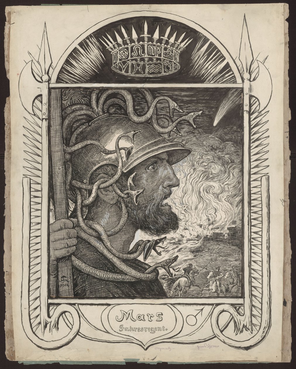 Marzec autorstwa Hans Thoma
