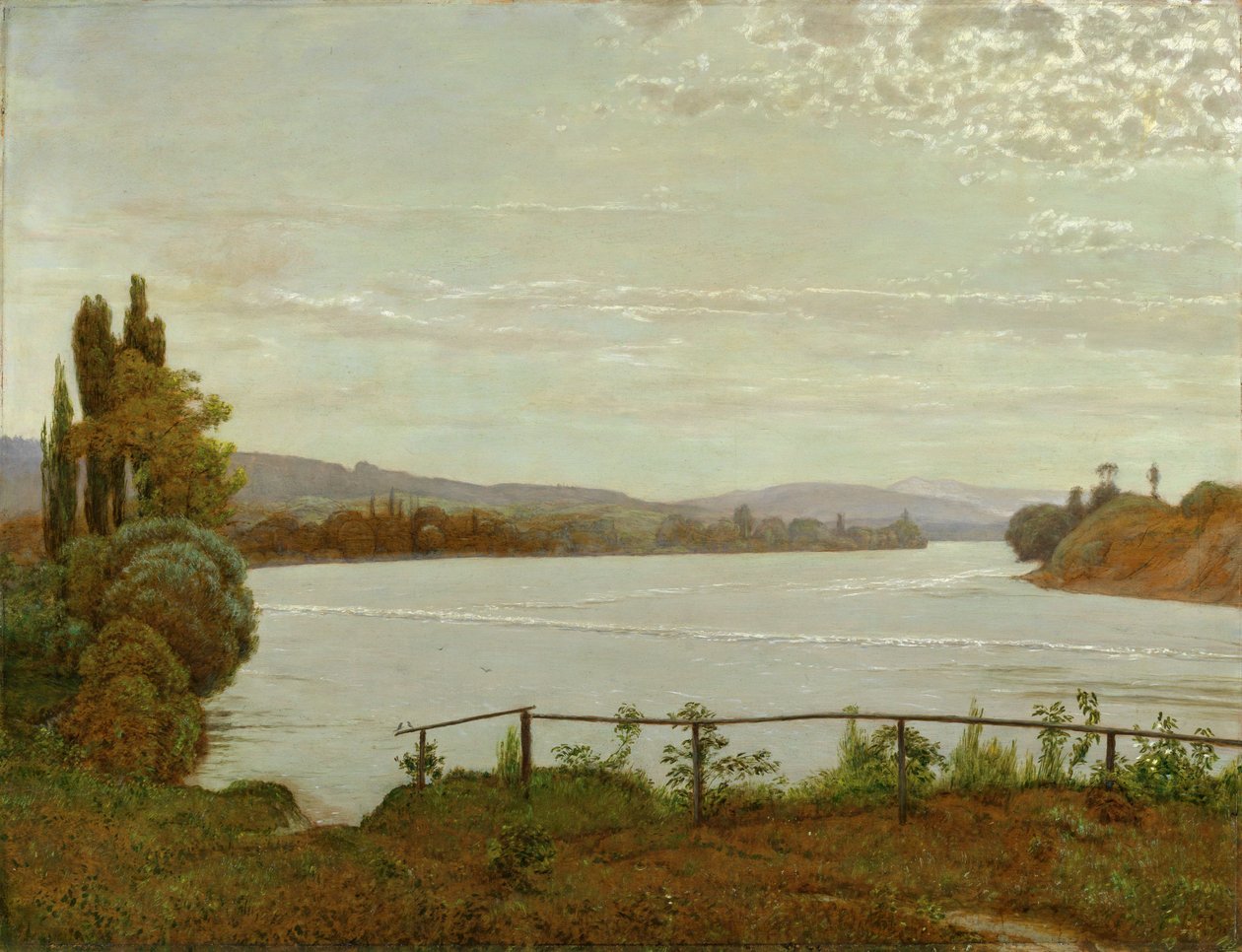 Jutro nad Górnym Renem w pobliżu Säckingen autorstwa Hans Thoma