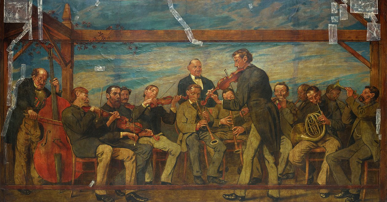 Kapela muzyczna autorstwa Hans Thoma