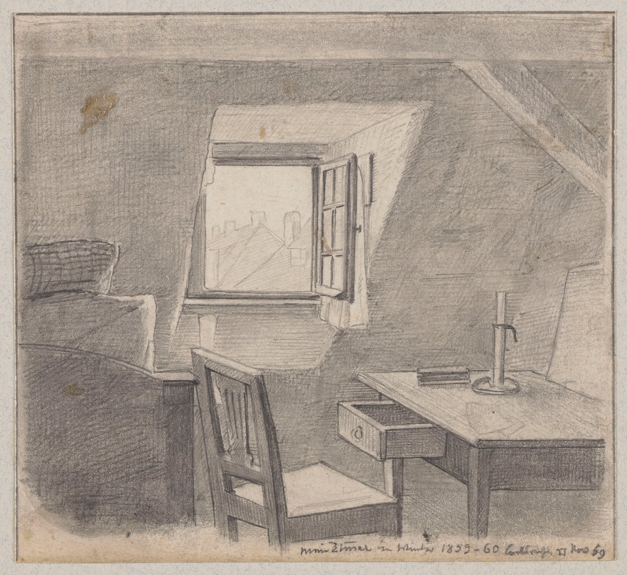 Pracownia artysty w Karlsruhe autorstwa Hans Thoma