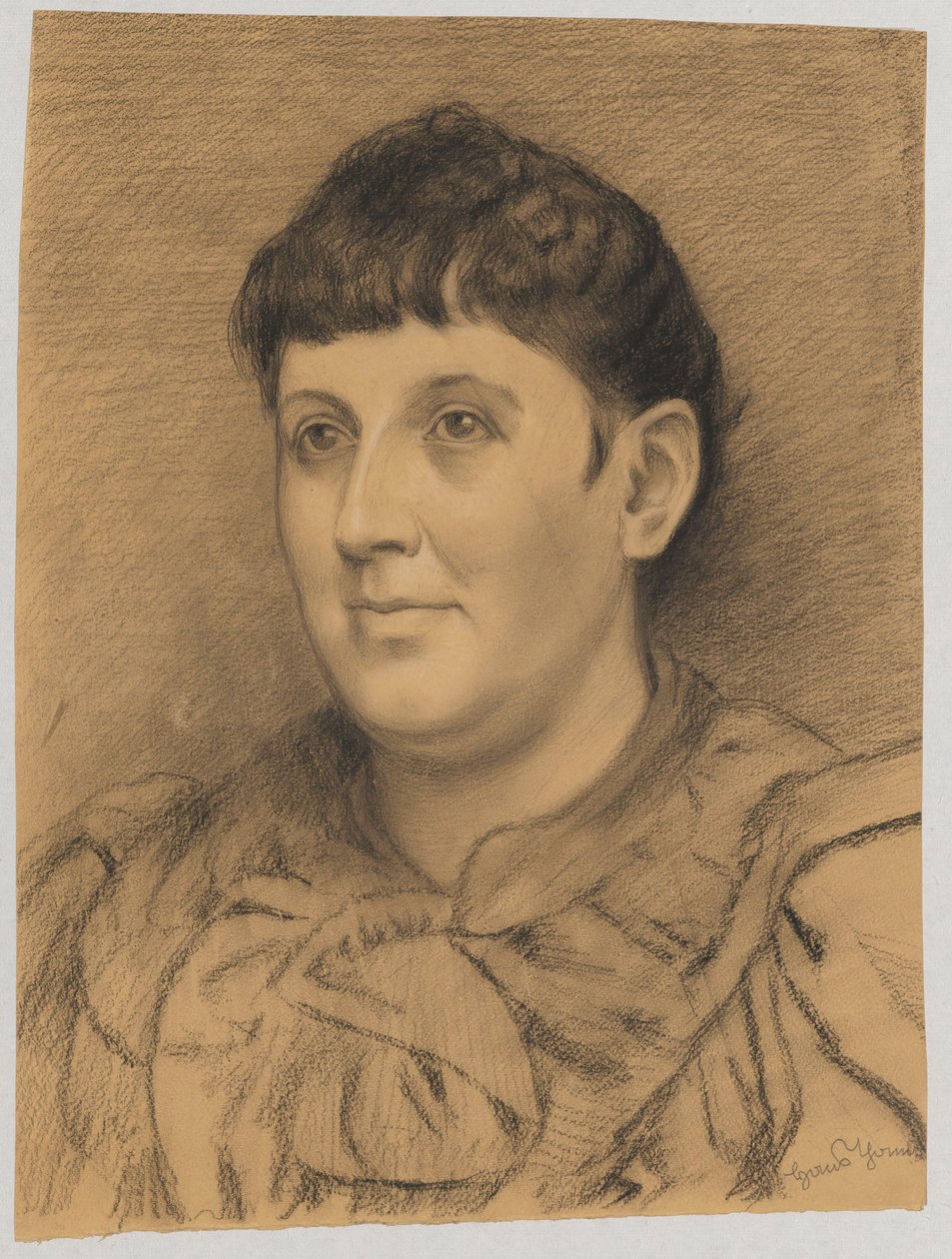 Popiersie kobiety autorstwa Hans Thoma