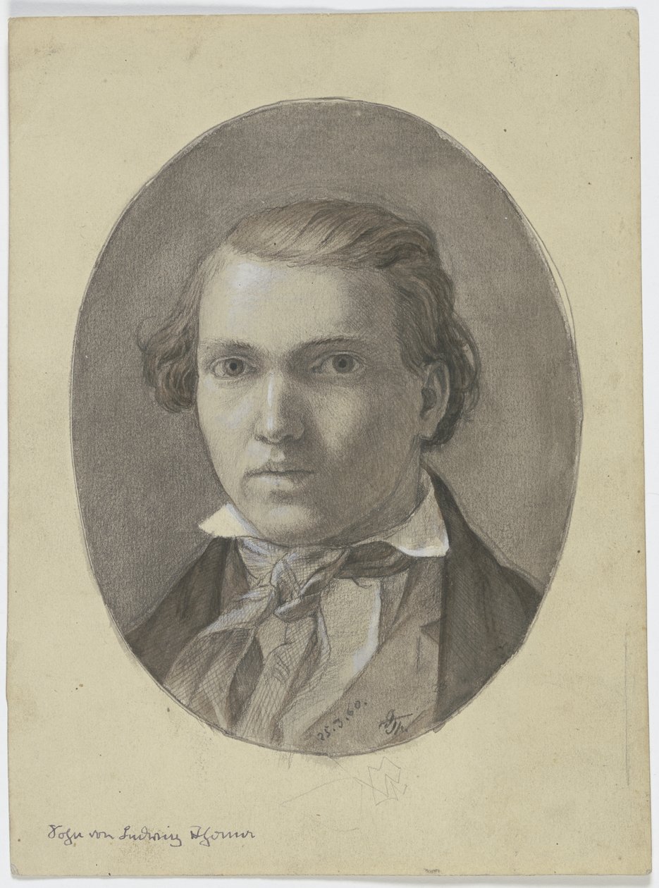 Portret syna Ludwiga Thomy autorstwa Hans Thoma