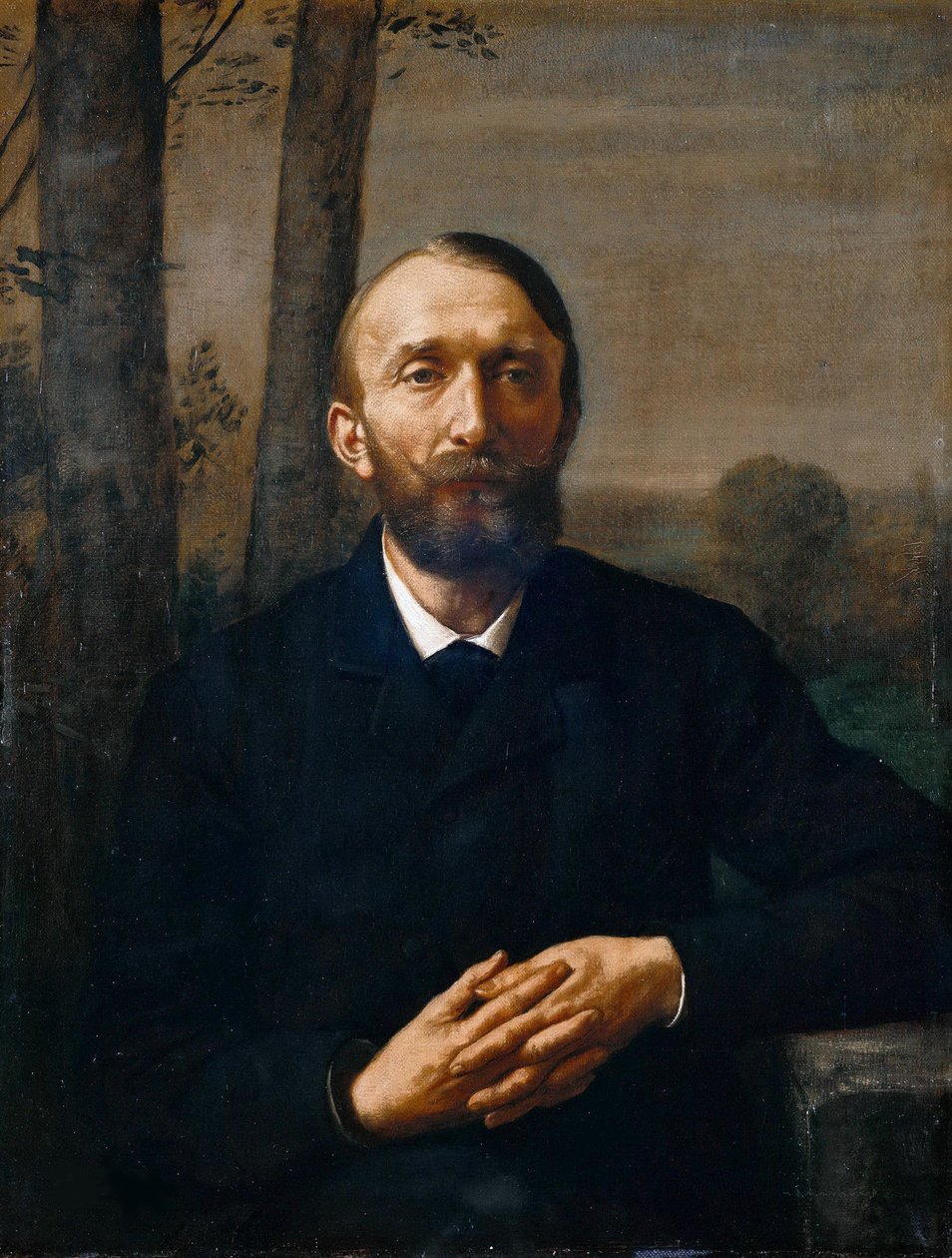 Portret Konrada Fiedlera 1841-1895, 1884. autorstwa Hans Thoma