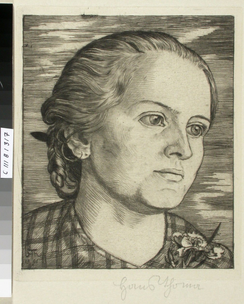 Portret kobiety autorstwa Hans Thoma