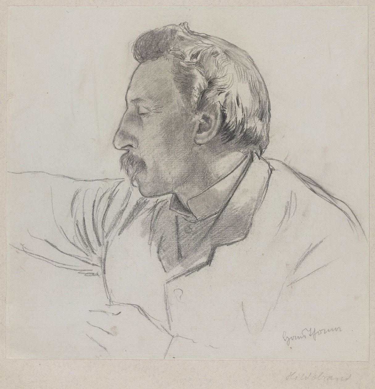 Portret Adolfa Hildebranda (1841-1921) autorstwa Hans Thoma