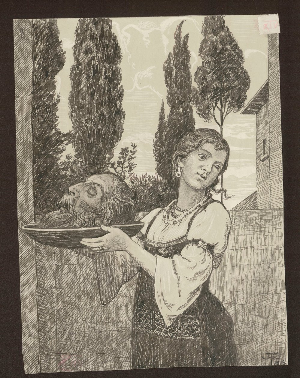 Salome z głową św. Jana Chrzciciela autorstwa Hans Thoma